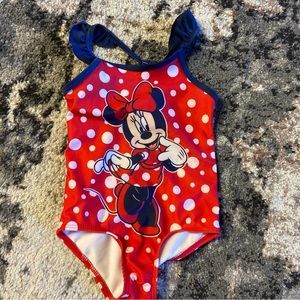 Disney Girl's Minnie Mouse Swimsuit